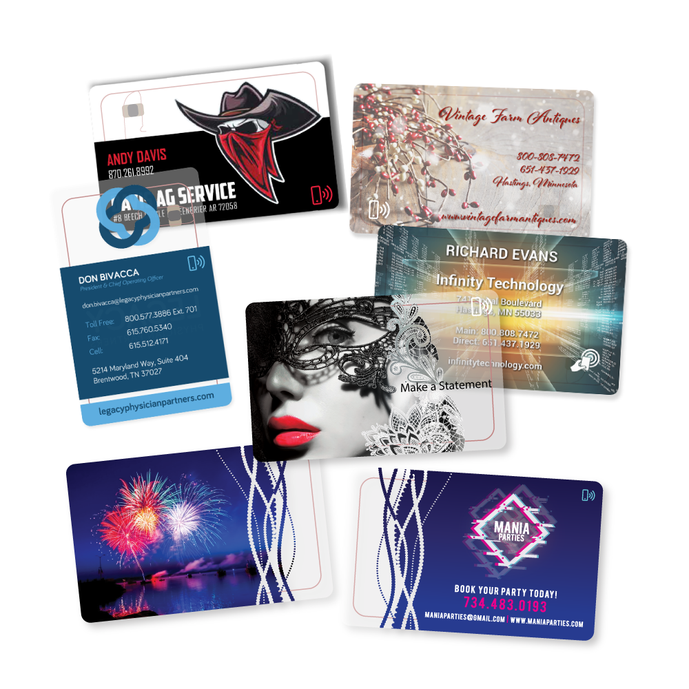 Clear NFC Cards - Custom Designed
