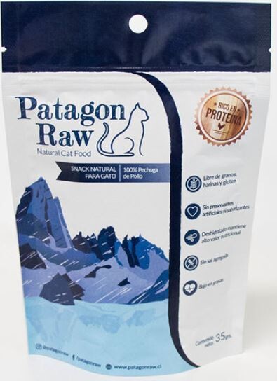 Patagon Raw Snack para Gato - Pechuga de Pollo 40 Gr.