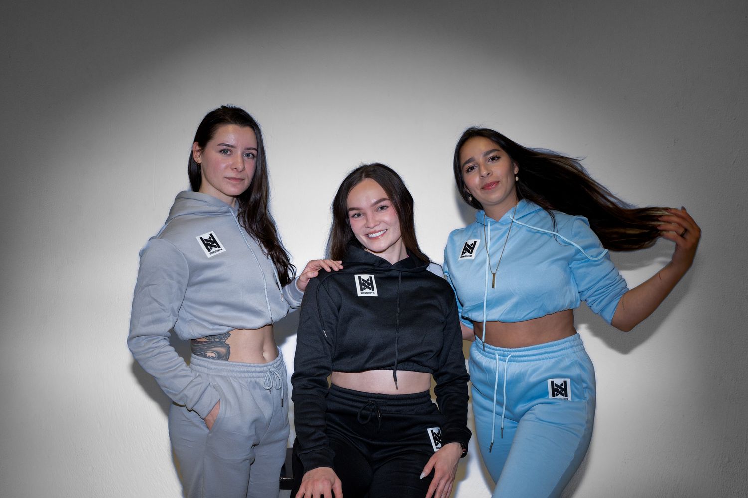Soft crop top sweatsuit