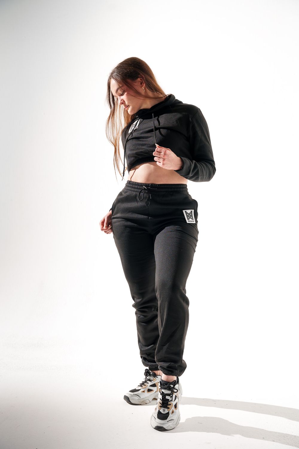 Soft crop top sweatsuit