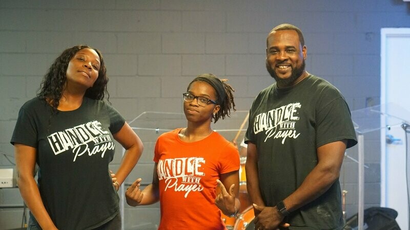 Handle with Prayer Tee