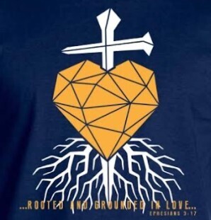 ROOTED Navy Short Sleeve T Shirt- A2XL