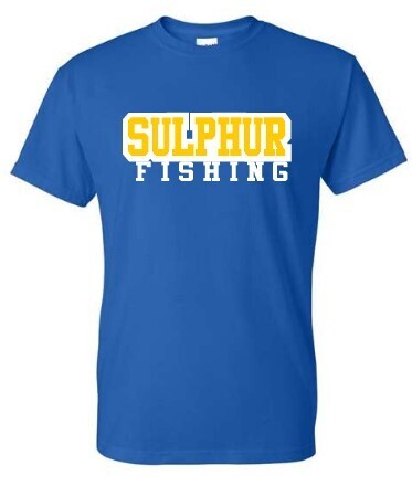 SHS Fishing FAN Shirt- 50/50 Royal Short Sleeve