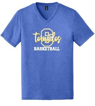 SHS Basketball VNeck T Shirt