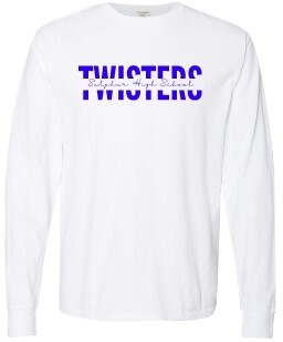 TWISTERS Sulphur High School- Long Sleeve- White Only