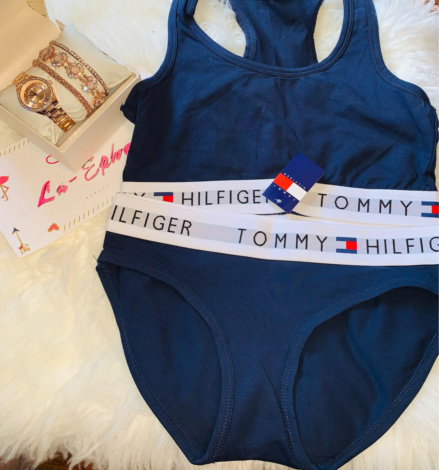Tommy Hilfiger Sports Bra Plus Panty