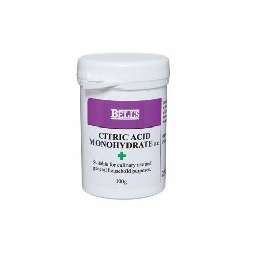 Bell's Healthcare Citric Acid Monhydrate 100g