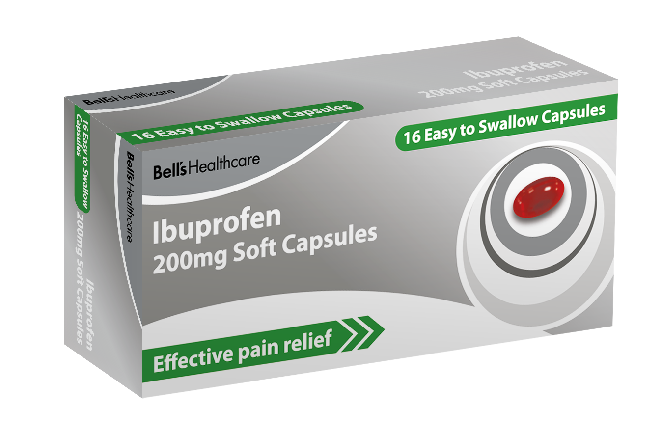 Bells Ibuprofen 200mg Soft Capsule (Liquid)