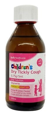 Bells Children Dry Tickly Cough 200ml