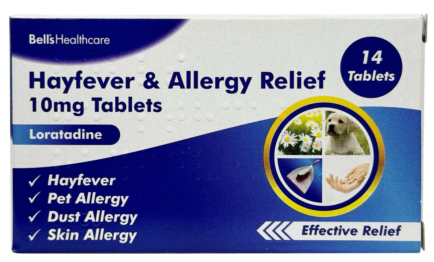 Bell's Healthcare Hayfever & Allergy Relief 10mg Tablets (Loratadine) 14s
