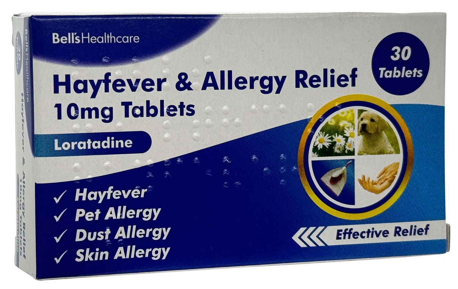 Bell's Healthcare Hayfever & Allergy Relief  10mg Tablets (Loratadine) 30s