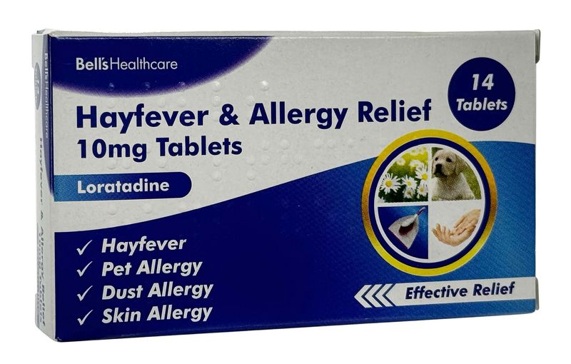 Bell's Healthcare Hayfever & Allergy Relief  10mg Tablets (Loratadine) 14s