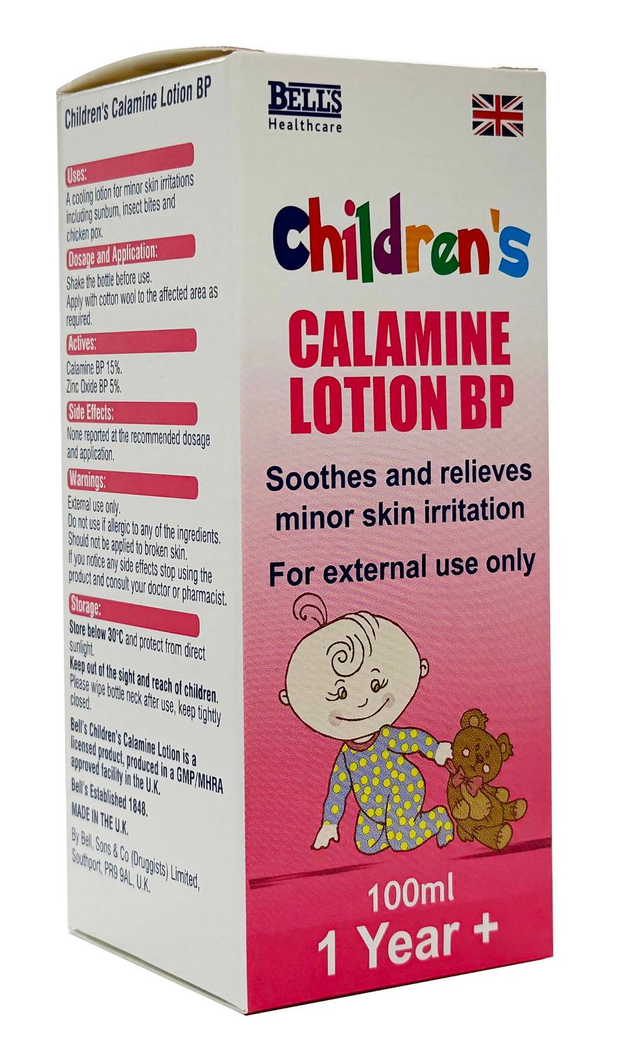 Bell's Healthcare Children's Calamine Lotion BP 100ml  1 Year +
