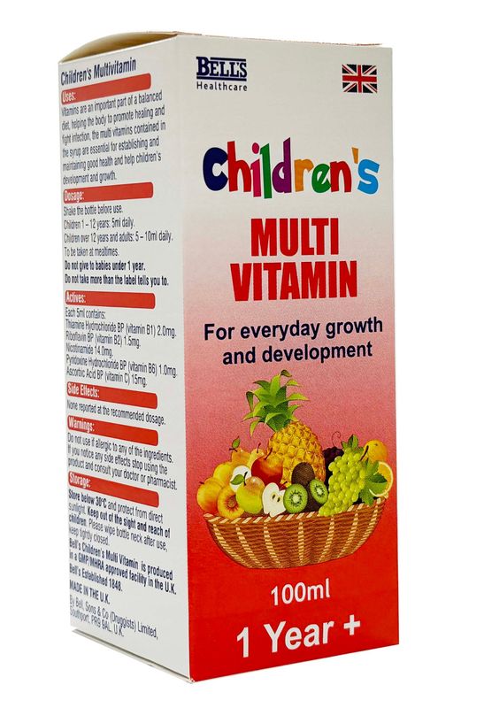 Bell's Healthcare Children's Multi Vitamin 100ml 1 Year +