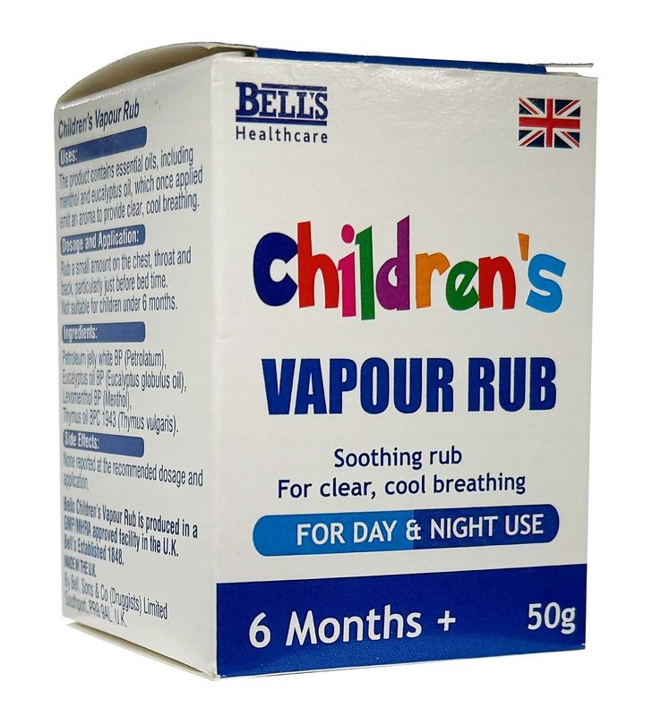 Bell's Healthcare Children's Vapour Rub 50g 6 Months +