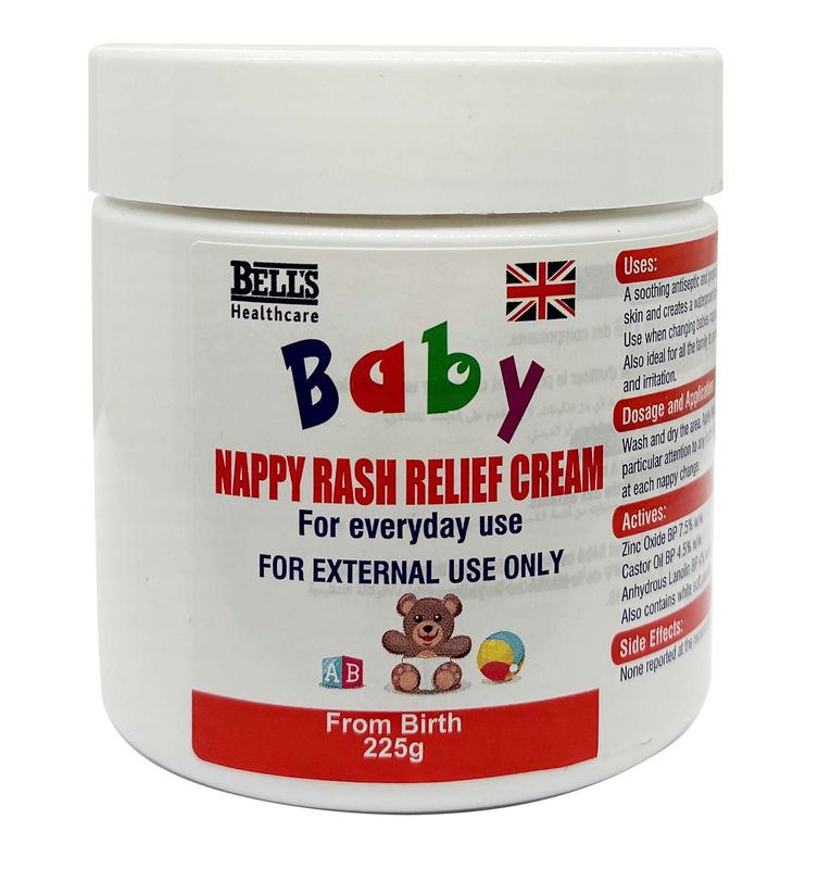 Bell's Healthcare Baby Nappy Cream Lanolin 225gm