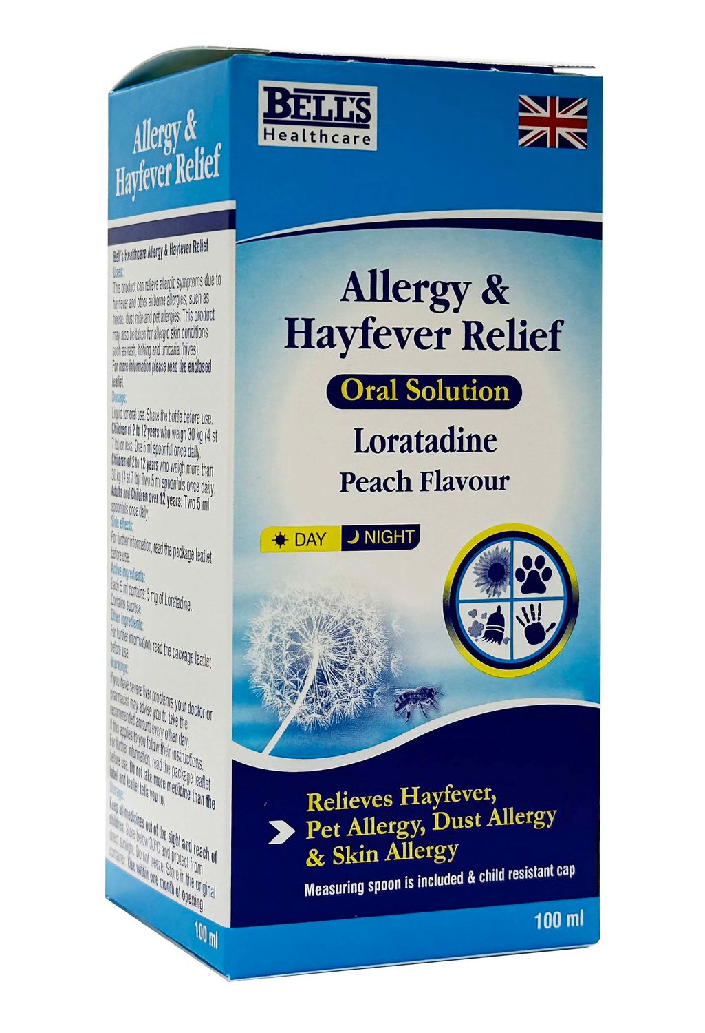 Bell's Healthcare Allergy & Hayfever Relief (Loratadine) 100ml