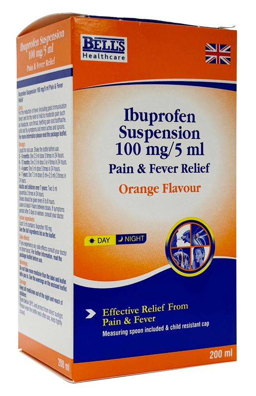 Bell's Healthcare ​Ibuprofen Suspension 200ml