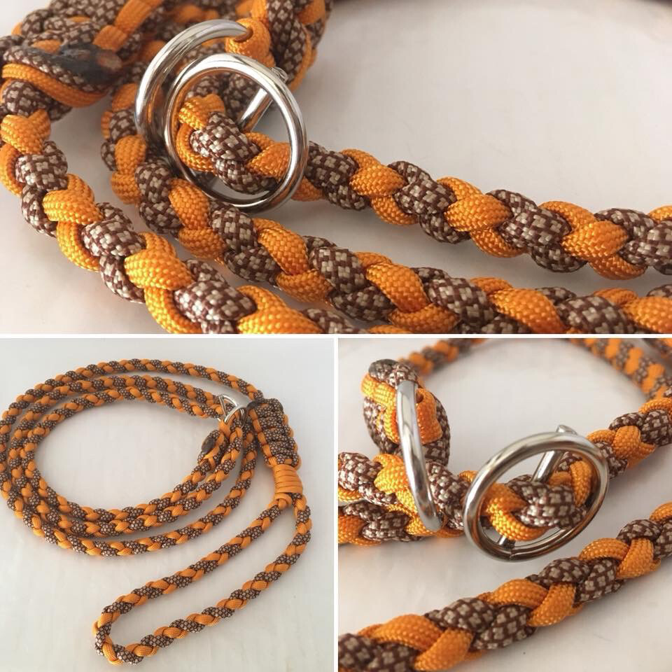 Laisse lasso avec arret modèle « Jade »