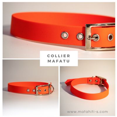 Collier modèle &quot;Mafatu&quot; version chiot 