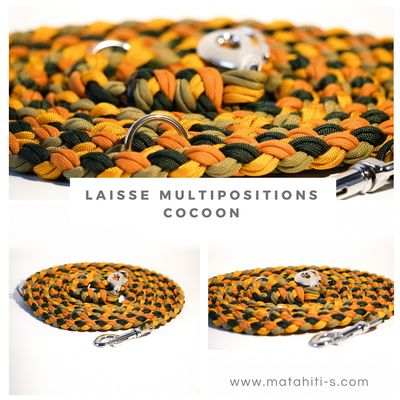 Laisse multipositions modèle «&nbsp;Cocoon&nbsp;»