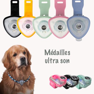 Médailles ultra son anti tiques et puces