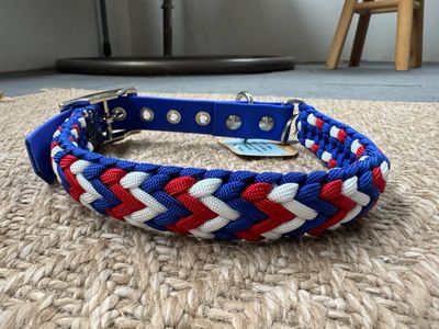 Collier Aloha - bleu blanc rouge 