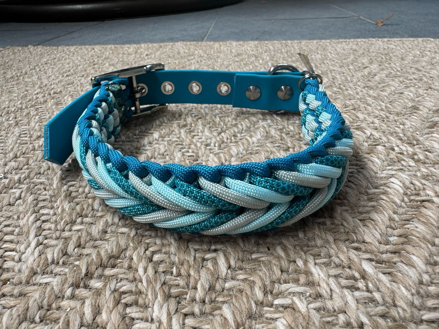 Collier Vahiné - bleu gris   