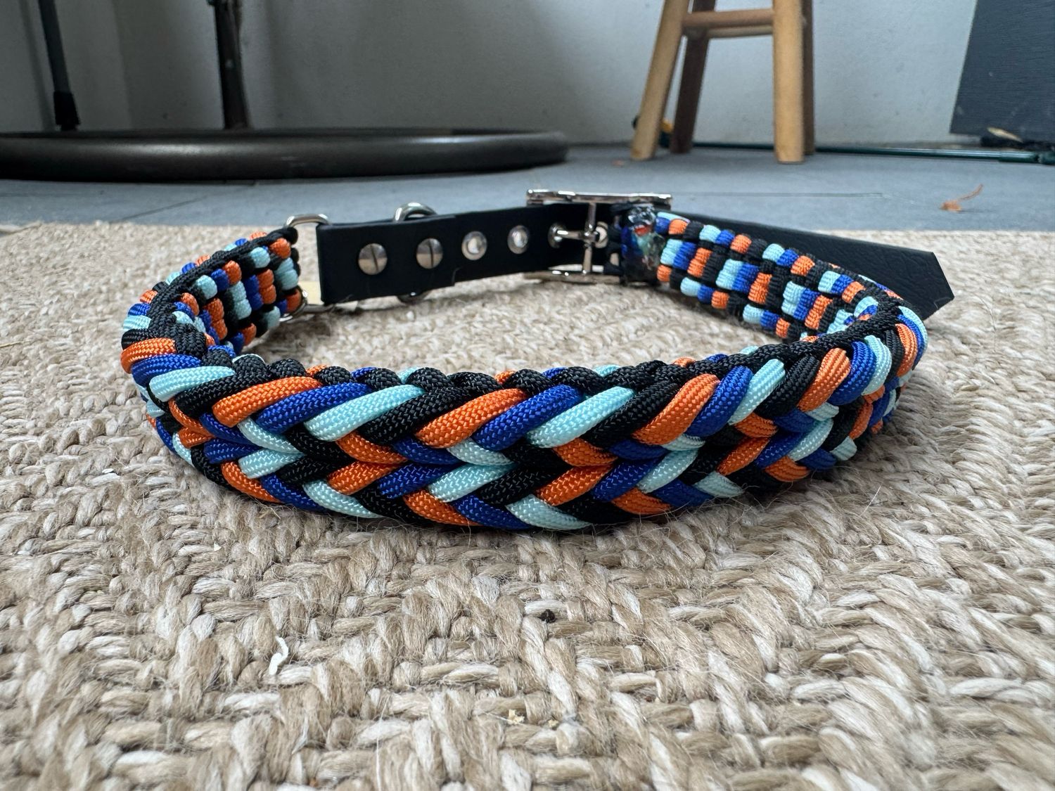 Collier Reao - bleu orange