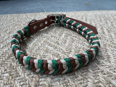 Collier Mahana - vert brun beige