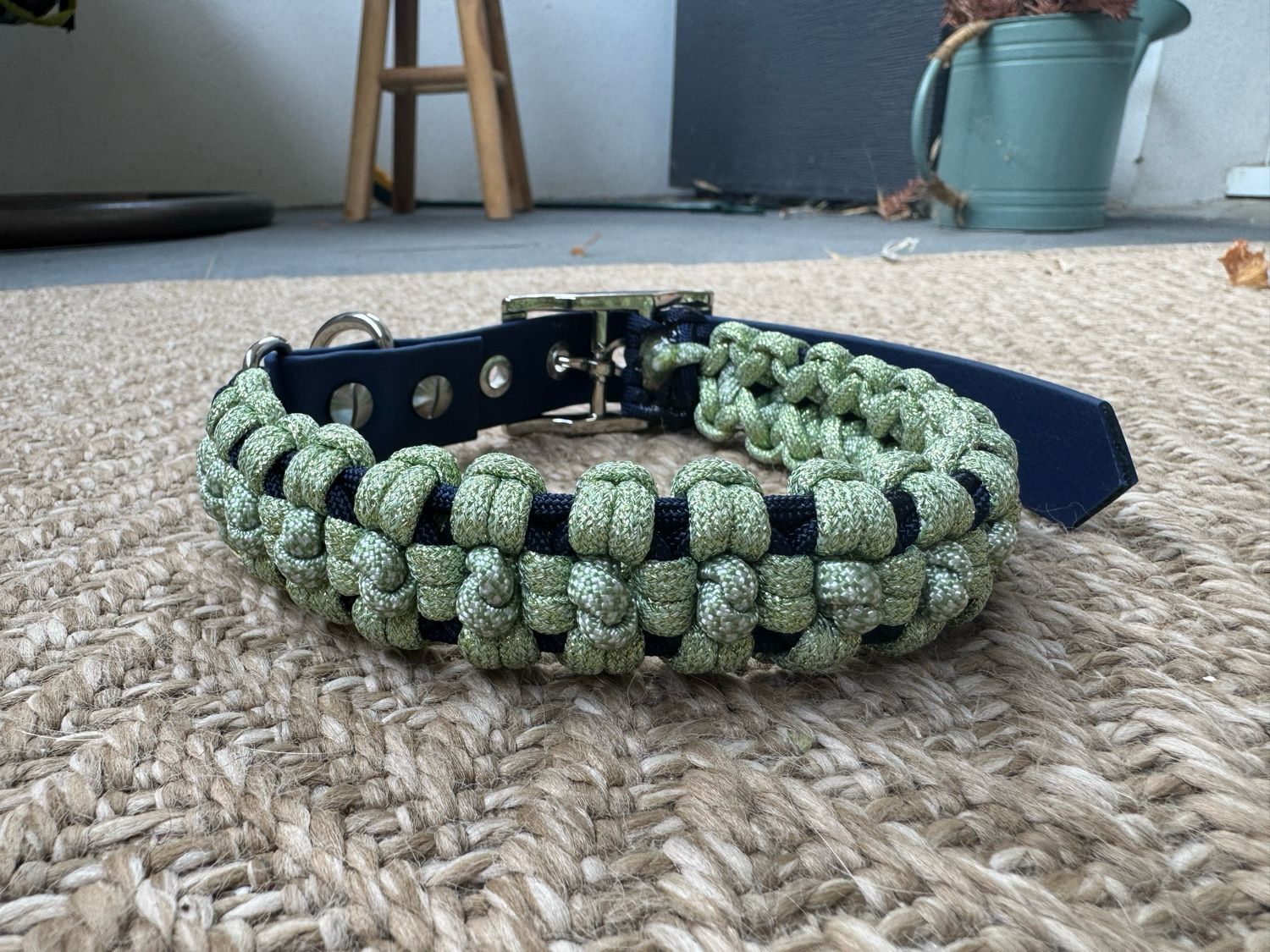 Collier Tiaré - vert pailleté