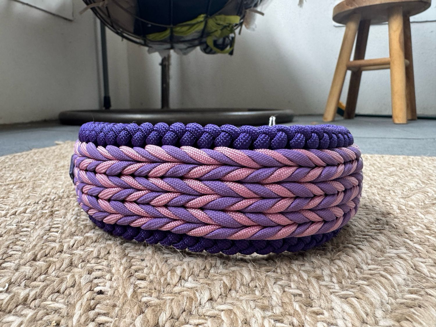 Collier XXL violet rose