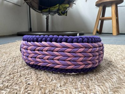Collier XXL violet rose