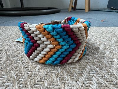 Collier Paea XXL - bleu bordeaux 