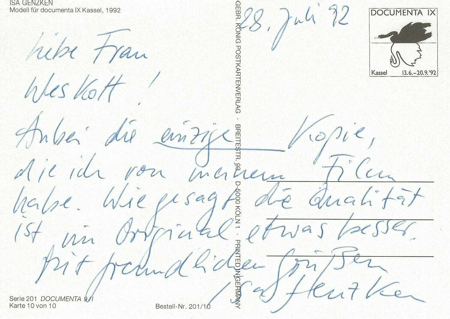 Genzken, Isa