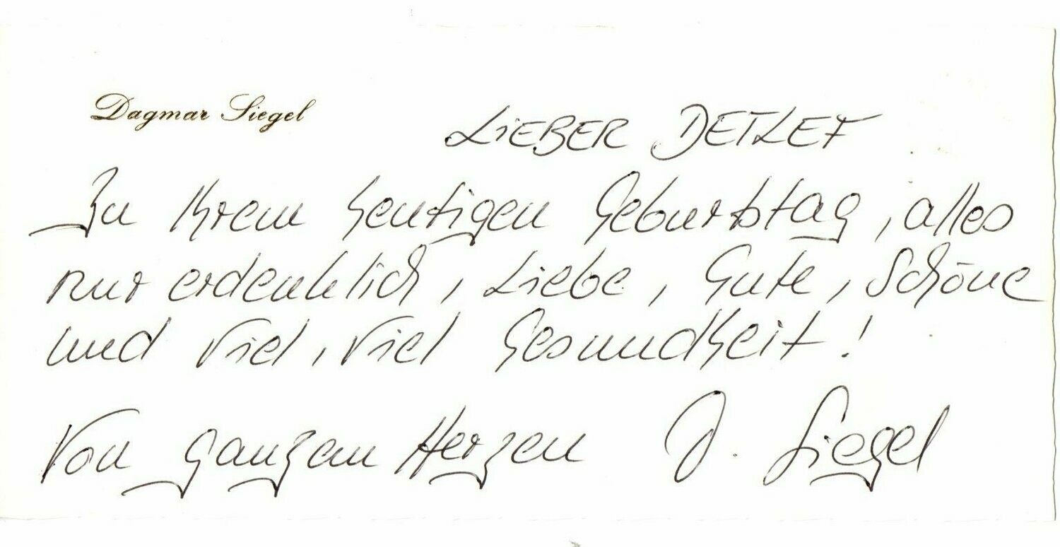 Siegel, Dagmar