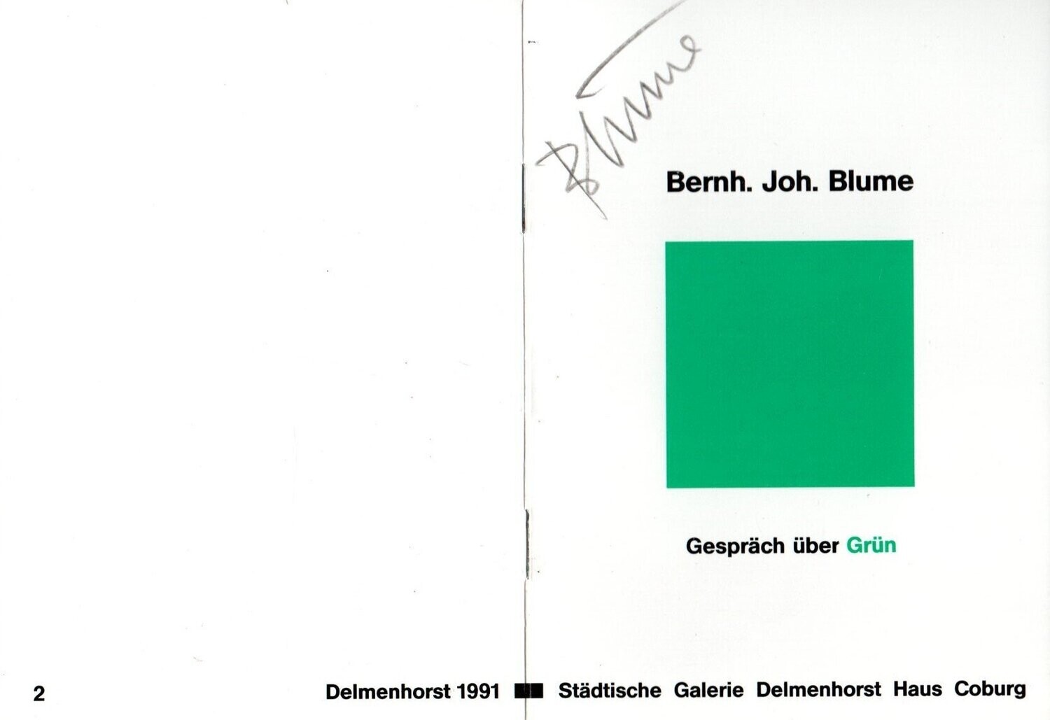 Blume, Bernhard J.