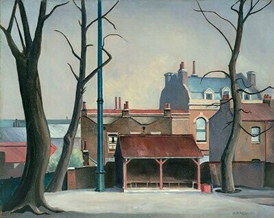 Grove Hall Park, Bow. Harold Steggles. Size: 270mm x 340mm