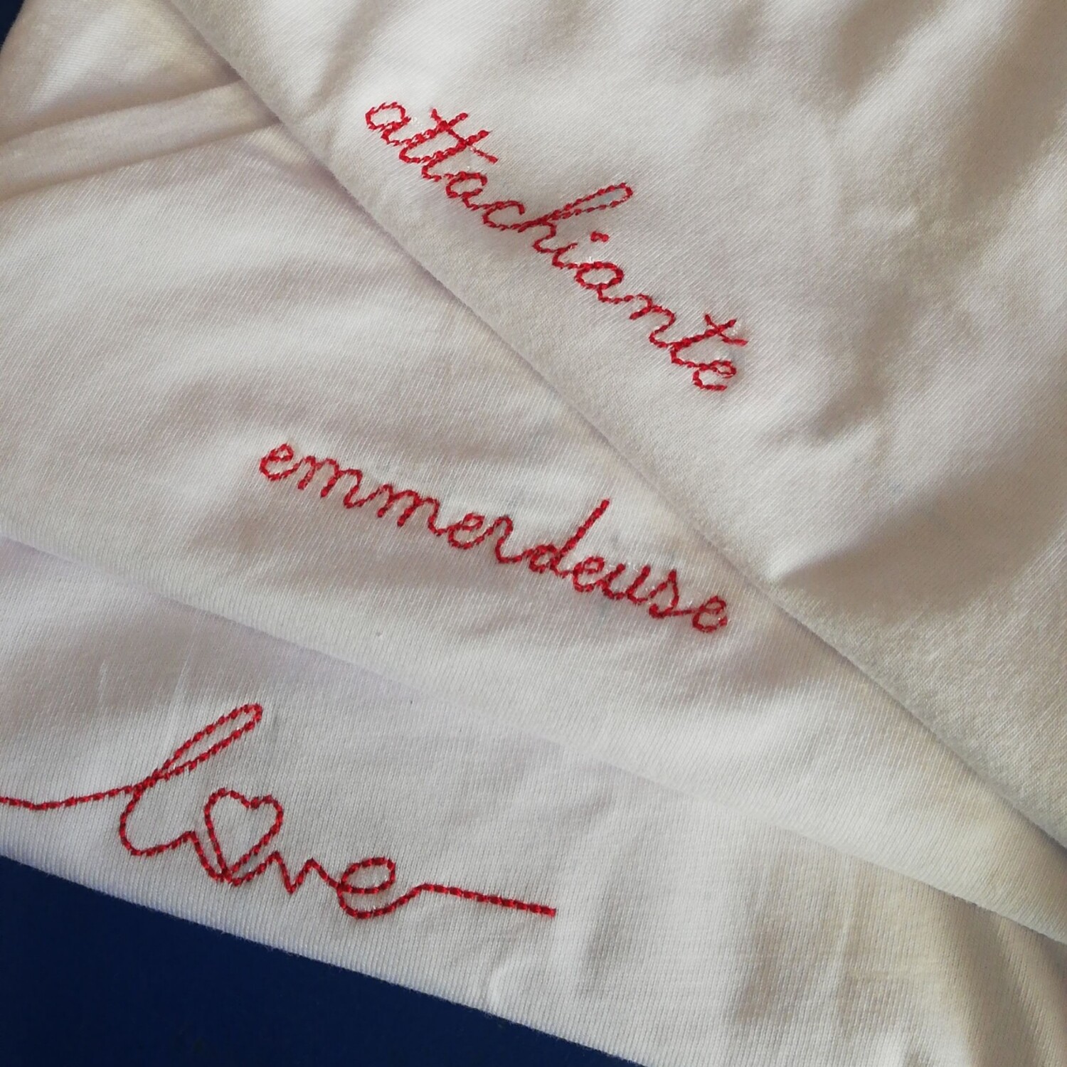 Tee shirt brodé adulte