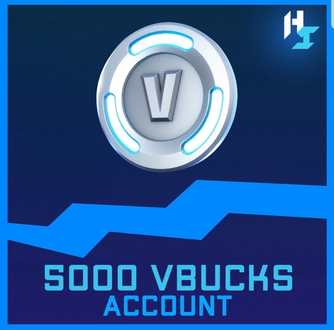 5000 Vbucks account (PC/Mobile/Xbox)