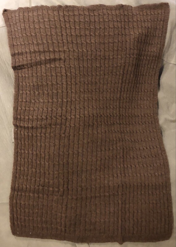 Cozy alpaca Baby Blanket