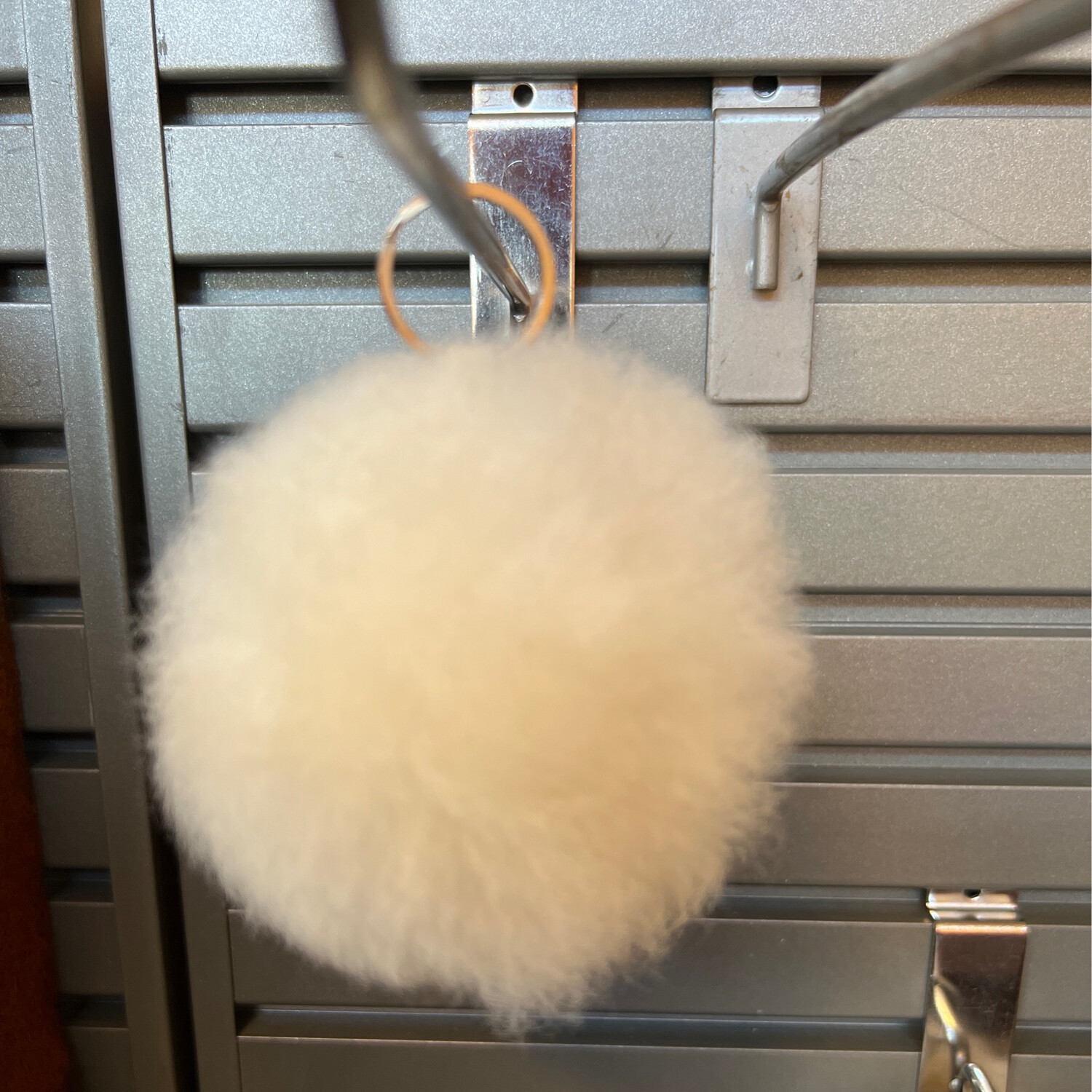 Alpaca Ball Keychain