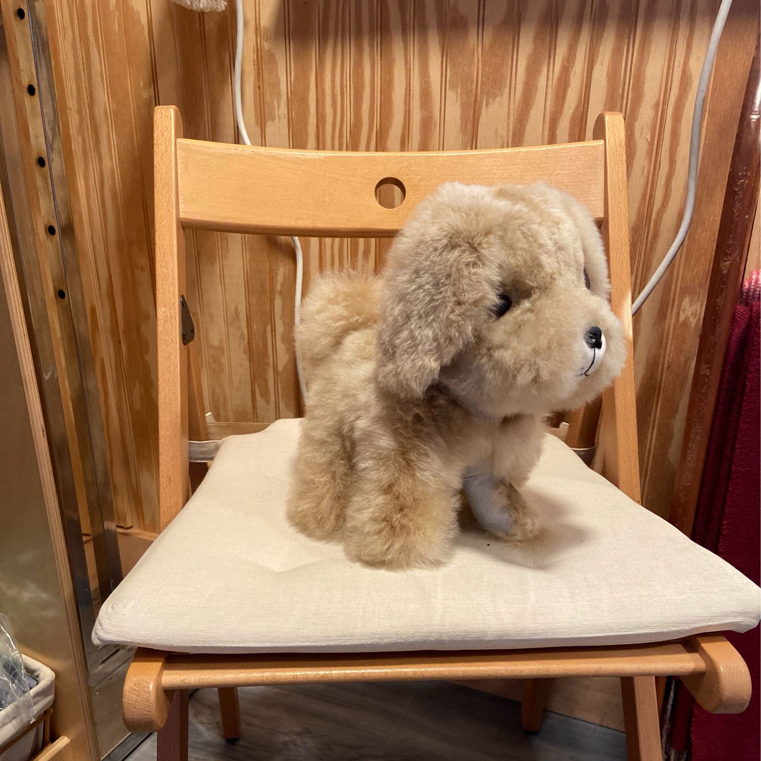 Dog Stuffed Animal, 100% Baby Alpaca