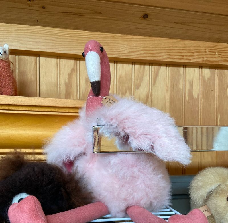 Flamingo Alpaca Stuffed Animal