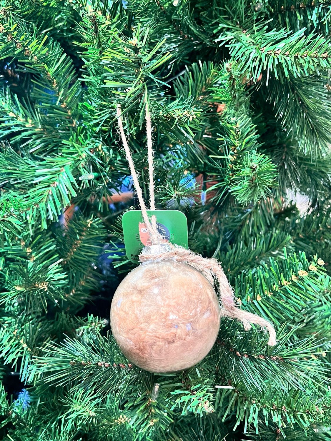 Christmas Bulb Ornament From Your Favorite Alpaca.