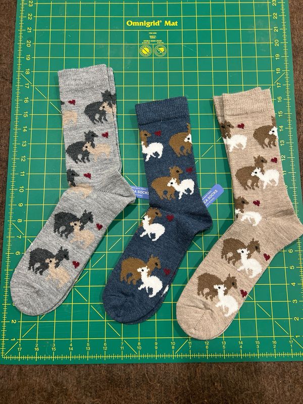 Alpaca Love Crew Socks