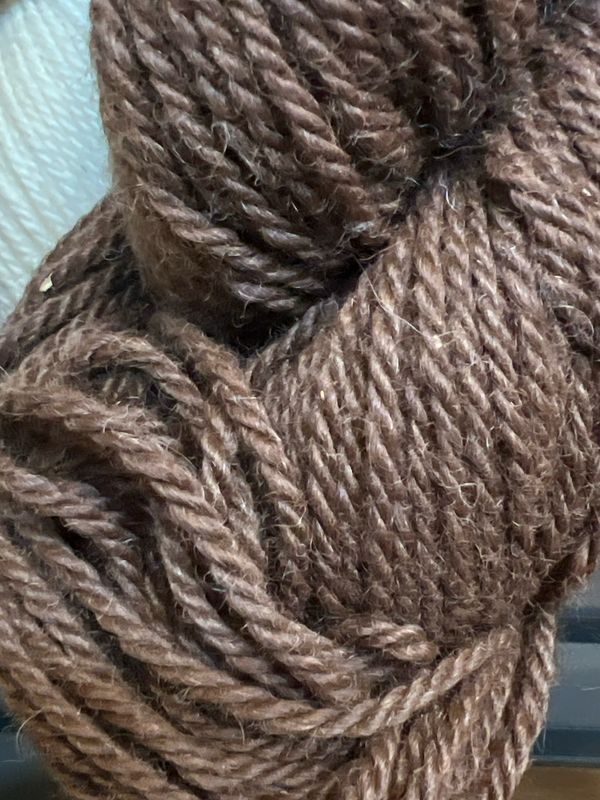 Chocolate Brown Yarn 3 Ply DK 100% Alpaca christina And Astra Blend
