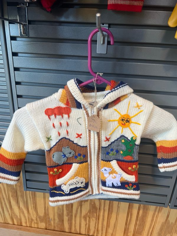 Toddler Sweater White Size Two