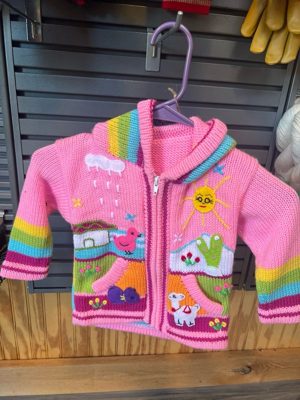 Toddler Sweater Pink Size Two