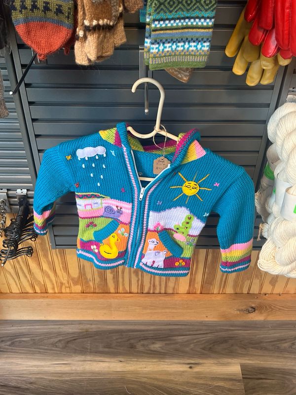 Toddler Sweater Blue Size 4